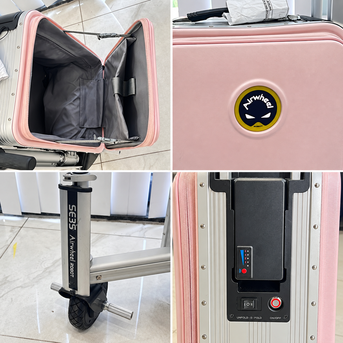OUTLET-Elektrikli Binilebilir Scooter Valiz