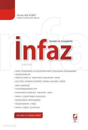 Sorular ve Cevaplarla İnfaz| İnfaz