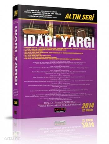 İdari Yargı - Altın Seri; Hakimlik - KPSS - Kaymakamlık