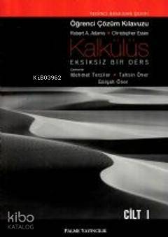 Kalkülüs Cilt I Öğr.Çözüm Kılavuzu