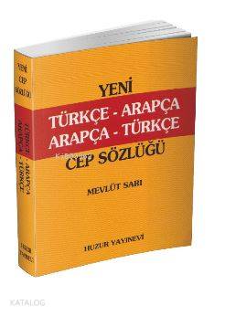 Huzur Yayınevi Cep Sözlüğü Türkçe-Arapça Arapça-Türkçe Mesleki Hazırlık Kitabı 480 Sayfa