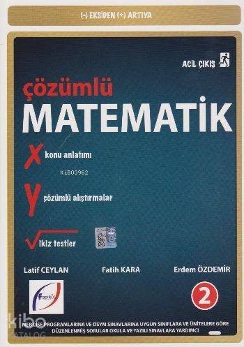 Fasikül Yayınları Acil Çıkış Çözümlü Matematik 2