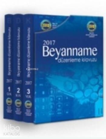 Beyanname Düzenleme Kılavuzu 2017 (Kutulu, Ciltli Takım)