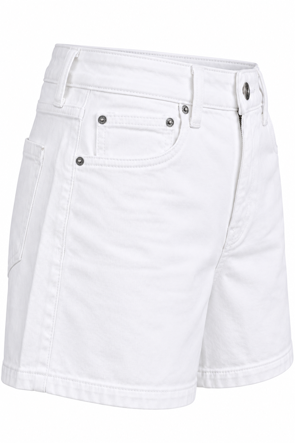 Kadın Beyaz Denim Şort – 28 Beden