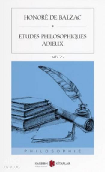 Etudes Philosophiques Adieux