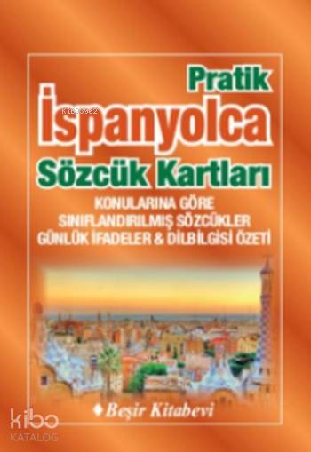 Beşir Pratik İspanyolca Sözcük Kartları