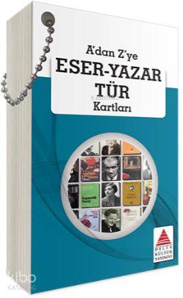 Delta Kültür Yayınları A’dan Z’ye Eser - Yazar - Tür Kartları Delta Kültür