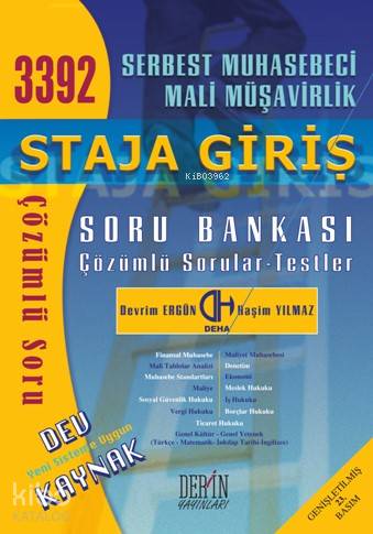 3392 SMMM Staja Giriş Soru Bankası