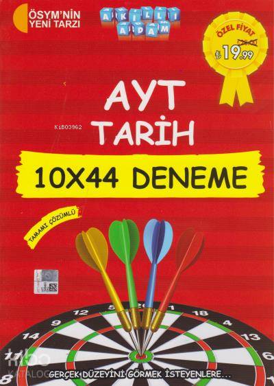 Akıllı Adam Ayt Tarih 10X44 Deneme