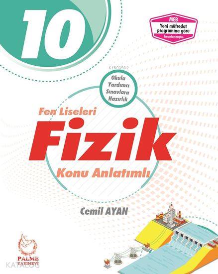 Palme Yayınları 10. Sınıf Fen Liseleri Fizik Konu Anlatımlı Palme