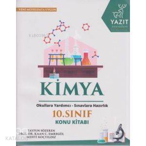 Yazıt Yayınları 10. Sınıf Kimya Konu Kitabı