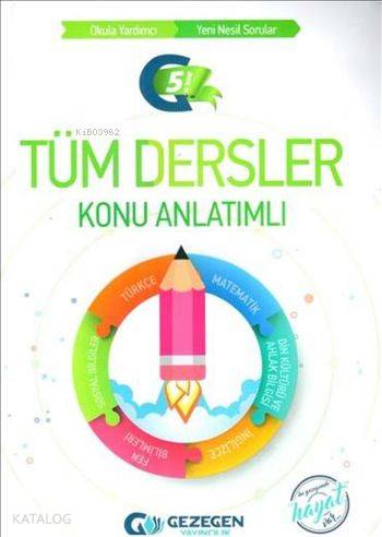 Gezegen Yayınları 5. Sınıf Tüm Dersler Konu Anlatımlı Gezegen