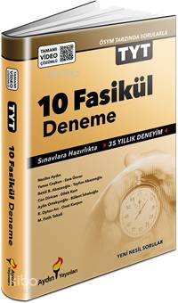 Aydın Yayınları TYT 10 Fasikül Deneme Aydın