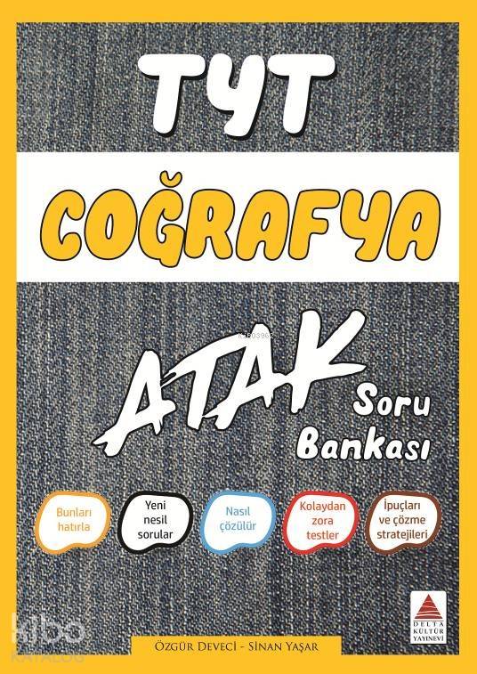 Delta Kültür Yayınları TYT Coğrafya Atak Soru Bankası Delta Kültür