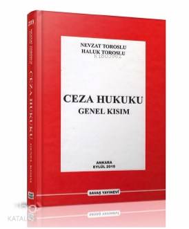 Ceza Hukuku Genel Kısım