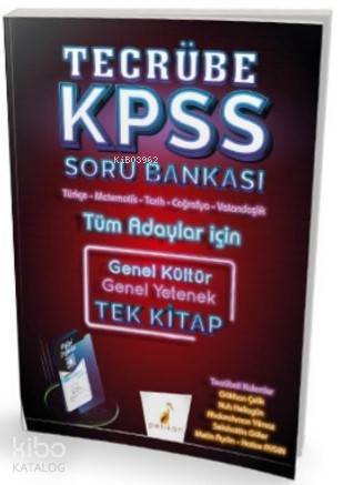 Pelikan Yayınları ?2020 KPSS Genel Yetenek Genel Kültür Tecrübe Dijital Çözümlü Soru Bankası