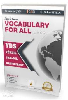Pelikan Yayınları Easy To Learn Vocabulary For All YDS YÖKDİL YKS-Dil Proficiency