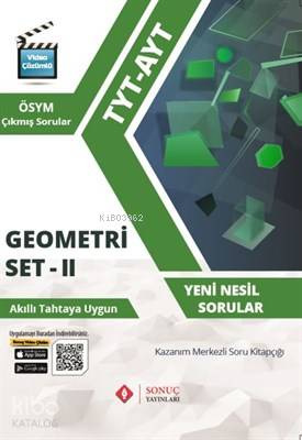 Sonuç Yayınları TYT -AYT Geometri Set 2