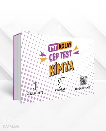 Karekök Yayıncılık AYT Cep Test Kimya Kolay