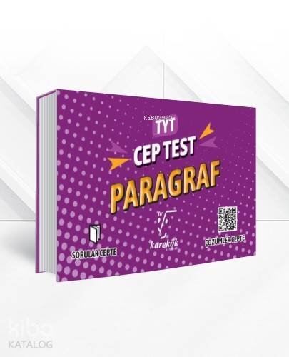 Karekök Yayınları TYT Paragraf Cep Test Karekök