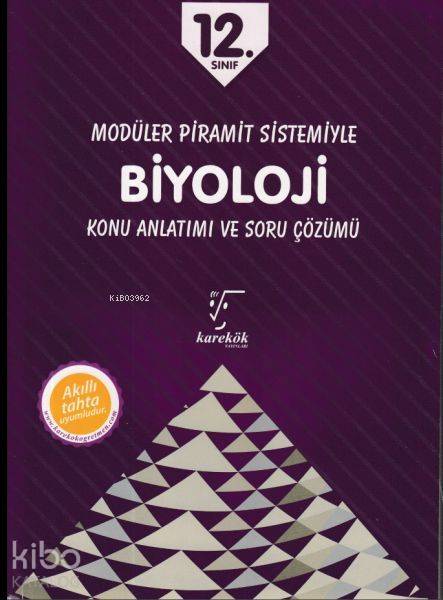 Karekök Yayınları 12. Sınıf Biyoloji MPS Konu Anlatımı ve Soru Çözümü Karekök