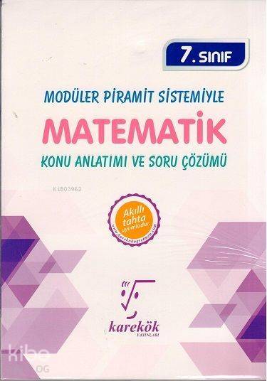 Karekök Yayınları 7. Sınıf Matematik MPS Konu Anlatımı ve Soru Çözümü Karekök