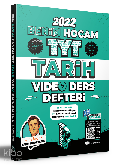 Benim Hocam Yayınları TYT 2022 Tarih Video Ders Defteri