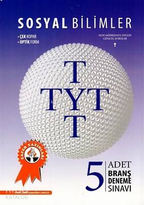 Zafer Tyt 5 Adet Sosyal Bilimler Branş Deneme Sınavı