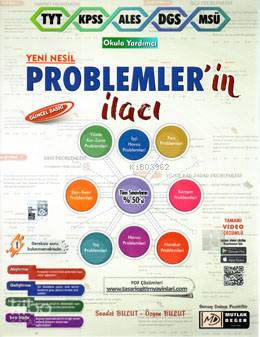 Mutlak Değer Yayınları Problemlerin İlacı TYT KPSS ALES DGS MSÜ Kitap Sınıfı Üniversite Hazırlık