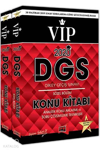 Yargı Vip Dgs Say-Söz Böl.Konu Kitabi Set 2020