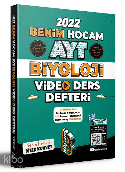 Benim Hocam Yayınları AYT 2022 Biyoloji Video Ders Defteri (Konu Anlatım)
