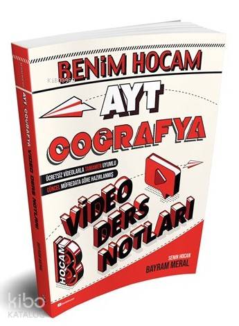 Benim Hocam Yayınları AYT 2022 Coğrafya Video Ders Defteri