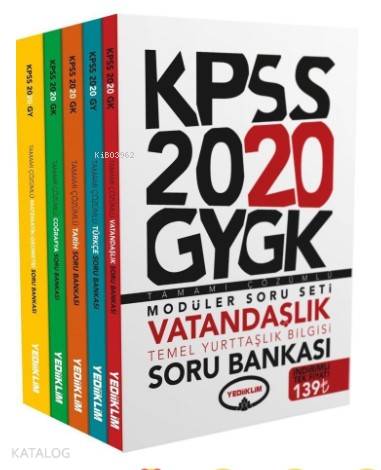 Yediiklim Kpss Gk-Gy Mod. Soru Bank. 2020
