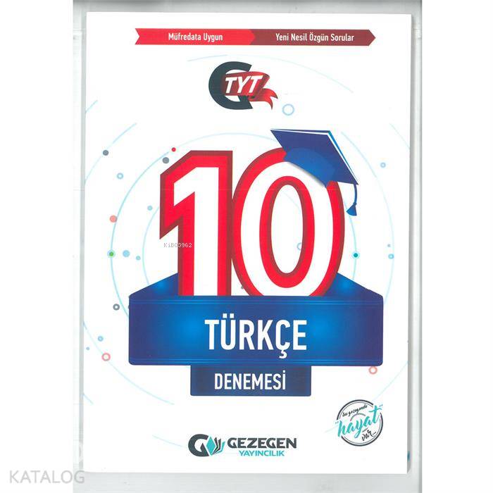 Gezegen Yayıncılık TYT 10'Lu Türkçe Denemesi