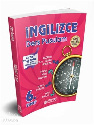 Mercek Yayınları İngilizce Ders Pusulam 6. Sınıf