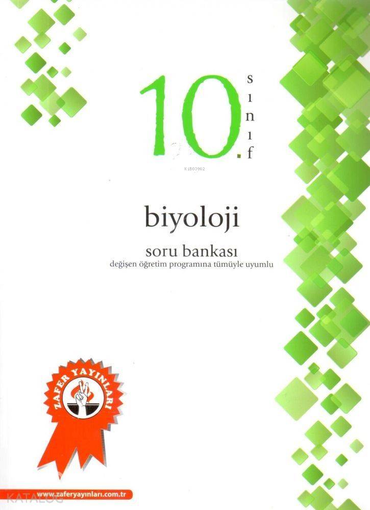 Zafer 10. Sınıf Biyoloji Soru Bankası-Yeni