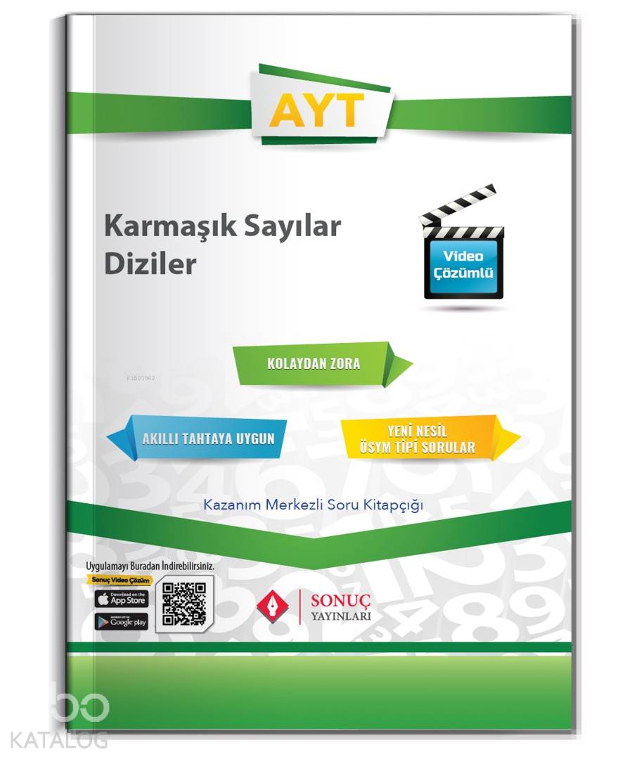 Sonuç Yayınları AYT Karmaşık Sayılar- Diziler Kazanım Merkezli Soru Kitapçığı Sonuç