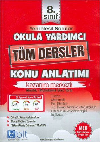 Bulut Eğitim Yayınları 8. Sınıf LGS Tüm Dersler Konu Anlatımı Bulut Eğitim
