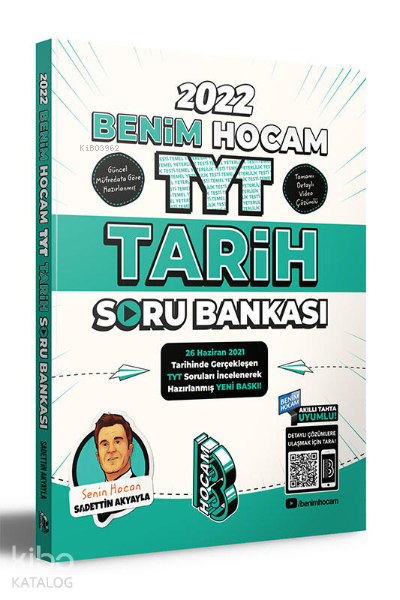 Benim Hocam Yayınları 2022 TYT Tarih Soru Bankası