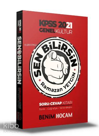 KPSS 2021 Genel Kültür Sen Bilirsin Tarih-Coğrafya-Vatandaşlık Soru Cevap Kitabı