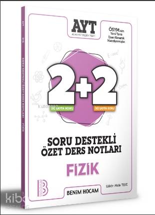Benim Hocam Yayınları AYT Fizik 2 + 2 Soru Destekli Özet Ders Notları - Melis Teke