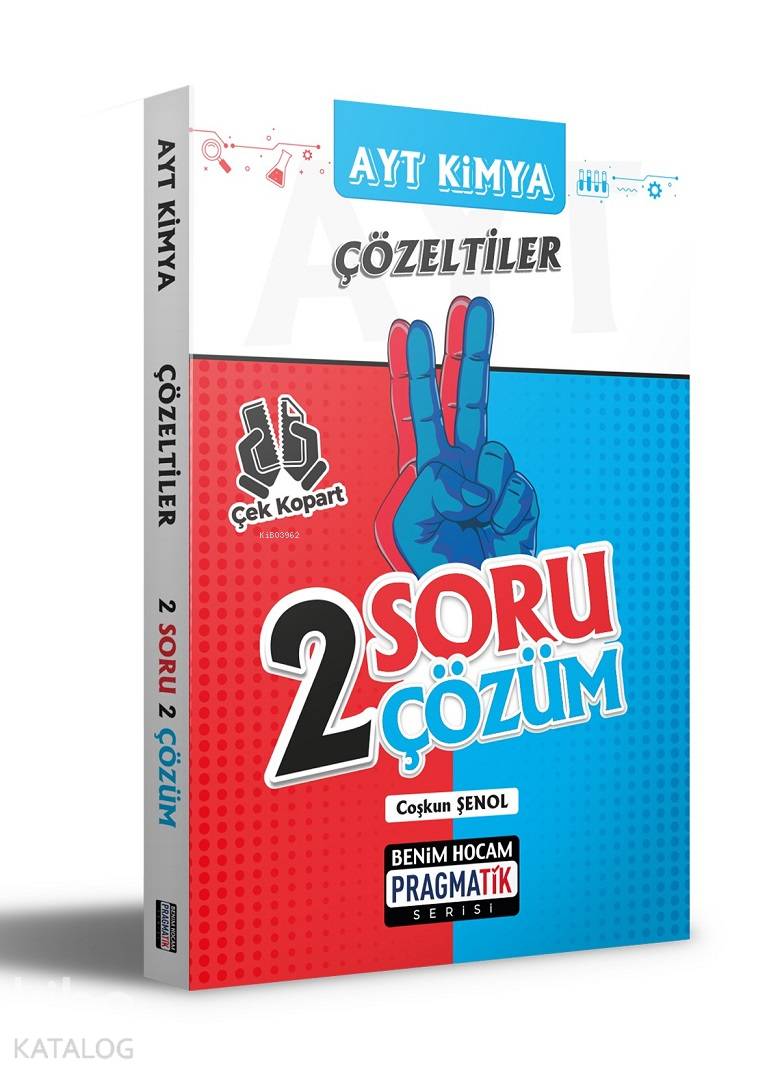 Benim Hocam Yayınları AYT Kimya Çözeltiler 2 Soru 2 Çözüm Pragmatik Serisi