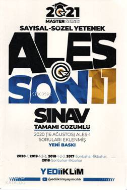 ALES 2021 Master Serisi Son 11 Sınav Çıkmış Sorular
