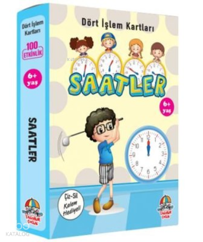 Dört İşlem Kartları-Saatler 6+ Yaş