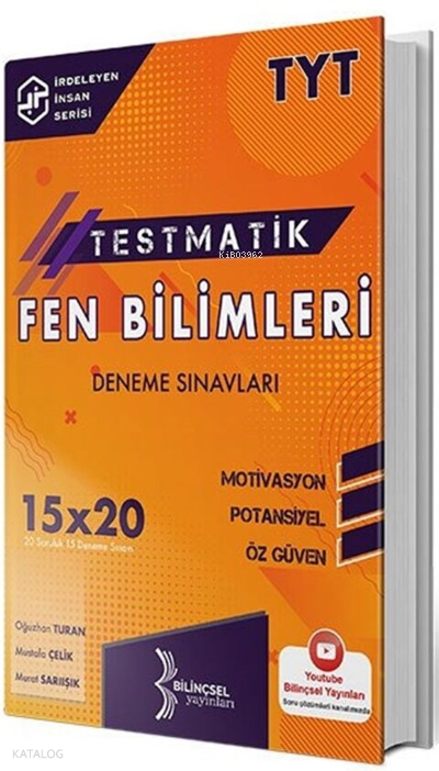 Bilinçsel Yayınları Tyt Testmatik Fen Bilimleri Deneme Sınavları 2021
