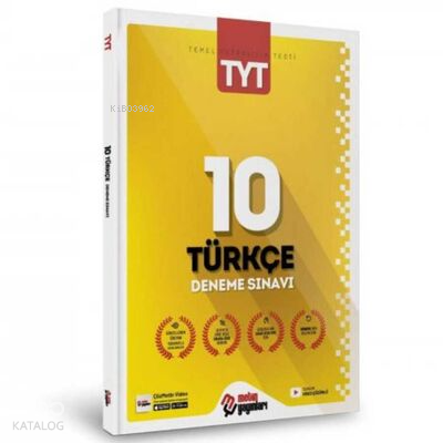 Metin Yayınları TYT Türkçe 10 Deneme
