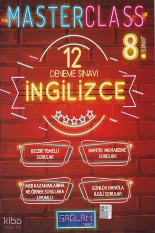 Sağlam Test 8. Sınıf Ingilizce Masterclass 12 Deneme