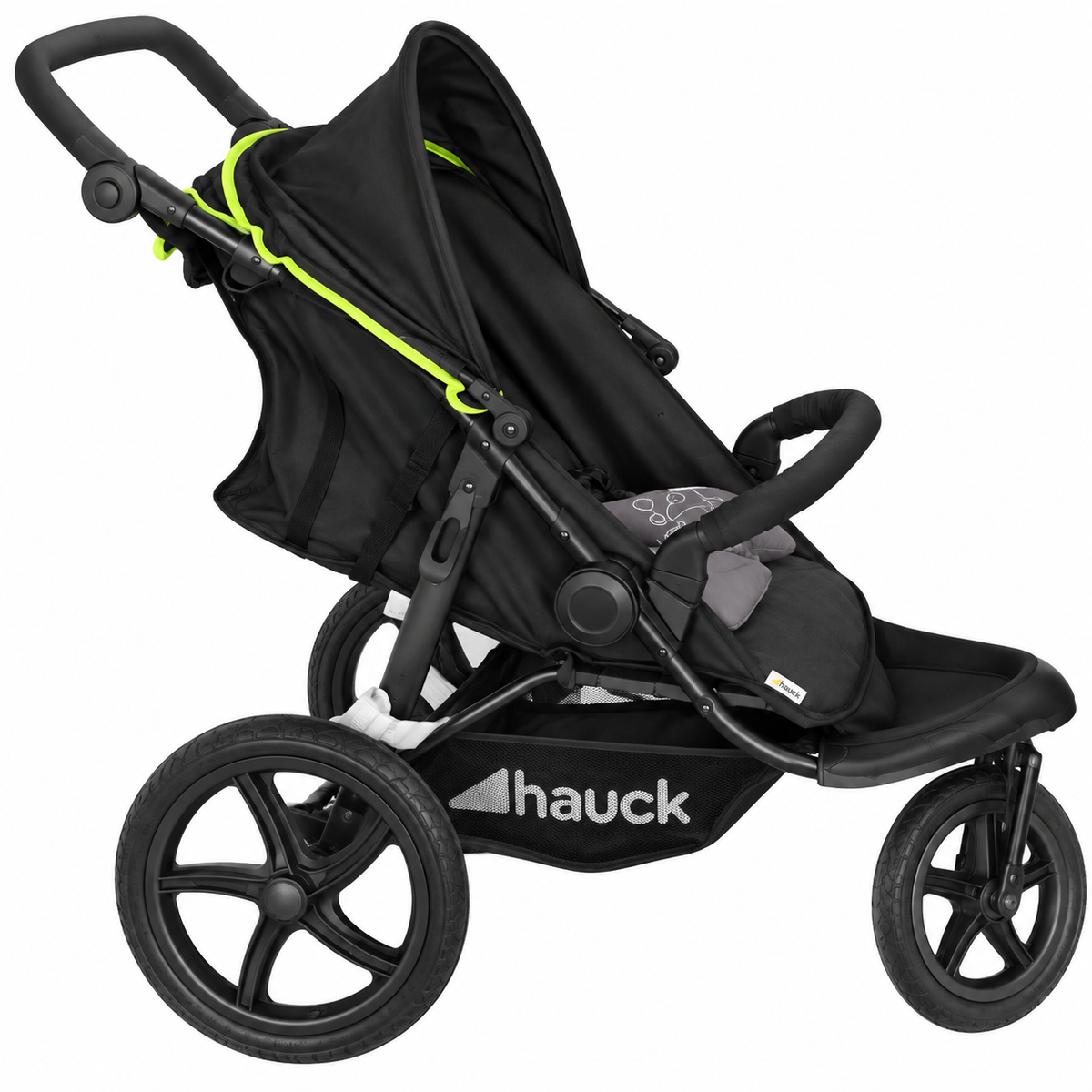 Hauck 3 Tekerlekli Bebek Arabası – Siyah – İkinci El