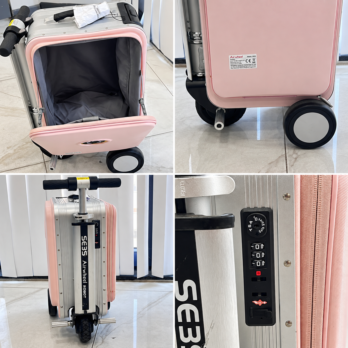 OUTLET-Elektrikli Binilebilir Scooter Valiz