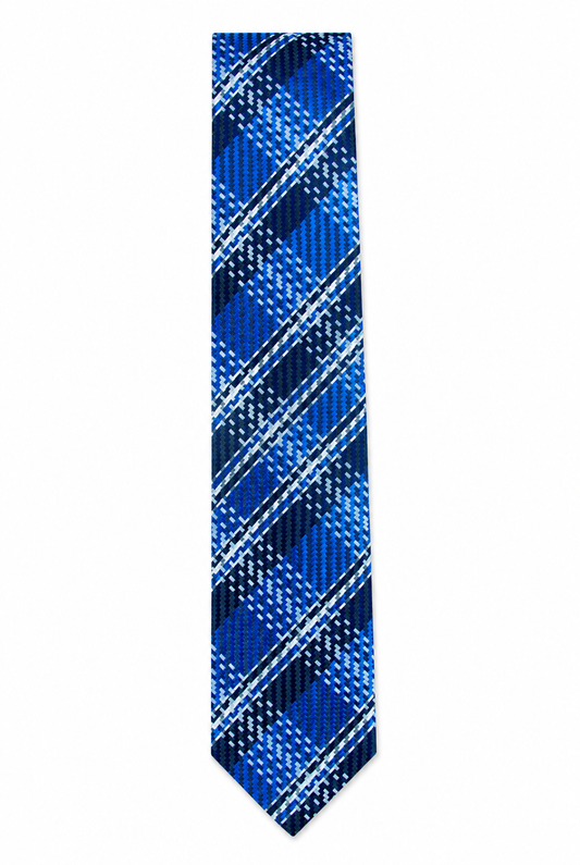 Ekose Desenli Kravat (%100 Microfiber)